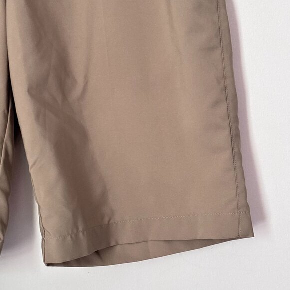 Adidas Men's Beige Neutral Minimalist Bermuda Dress Shorts Size 30 -d60 - Picture 4 of 15